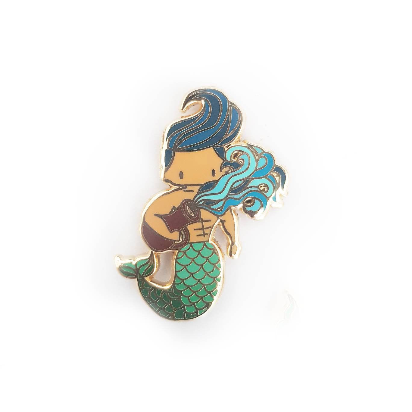 Aquarius Mermaid & Merman Pins