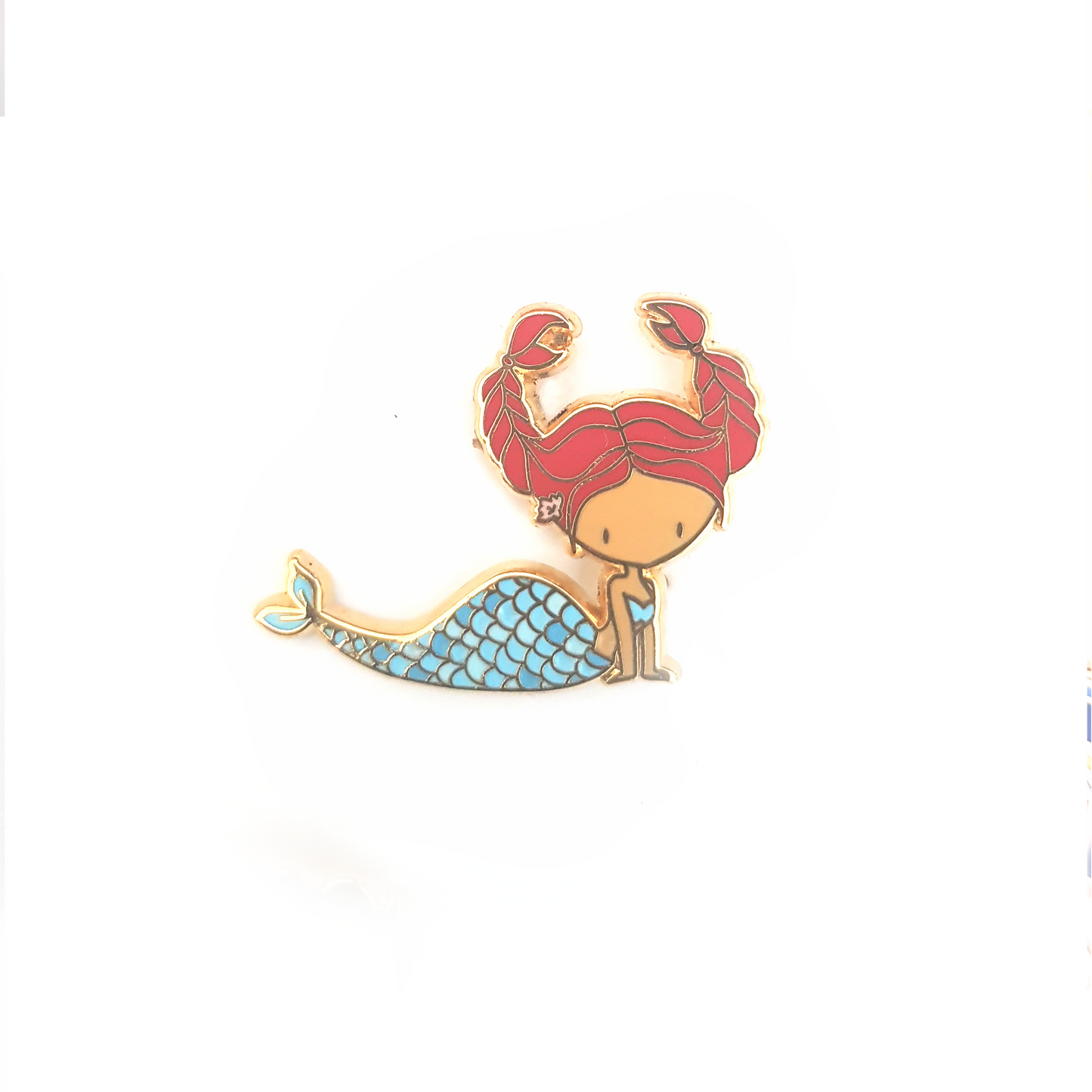 Cancer Mermaid Pin