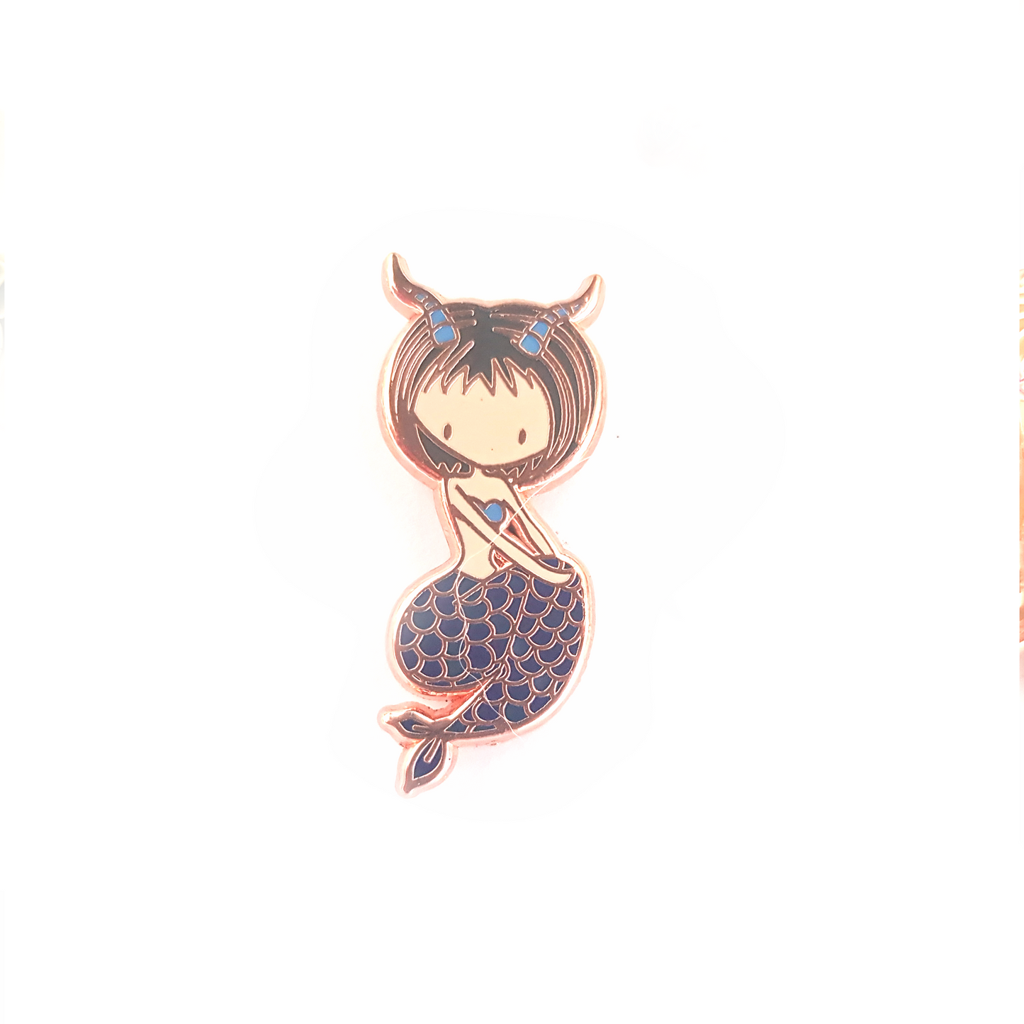 Capricorn Zodiac Mermaid Pin