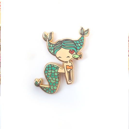 Pisces Mermaid Pin