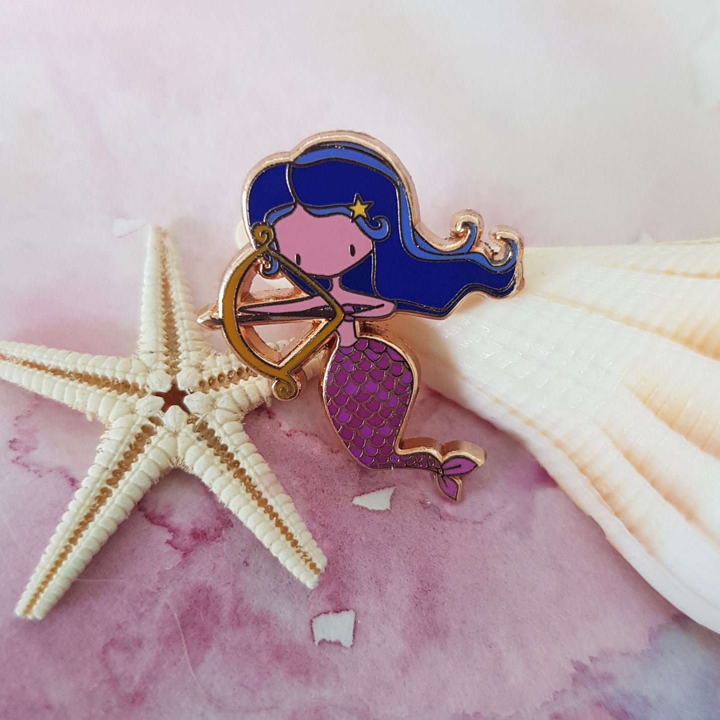 Sagittarius Mermaid Pin