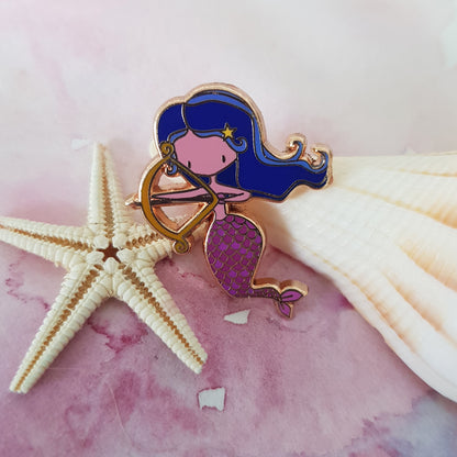 Sagittarius Mermaid Pin