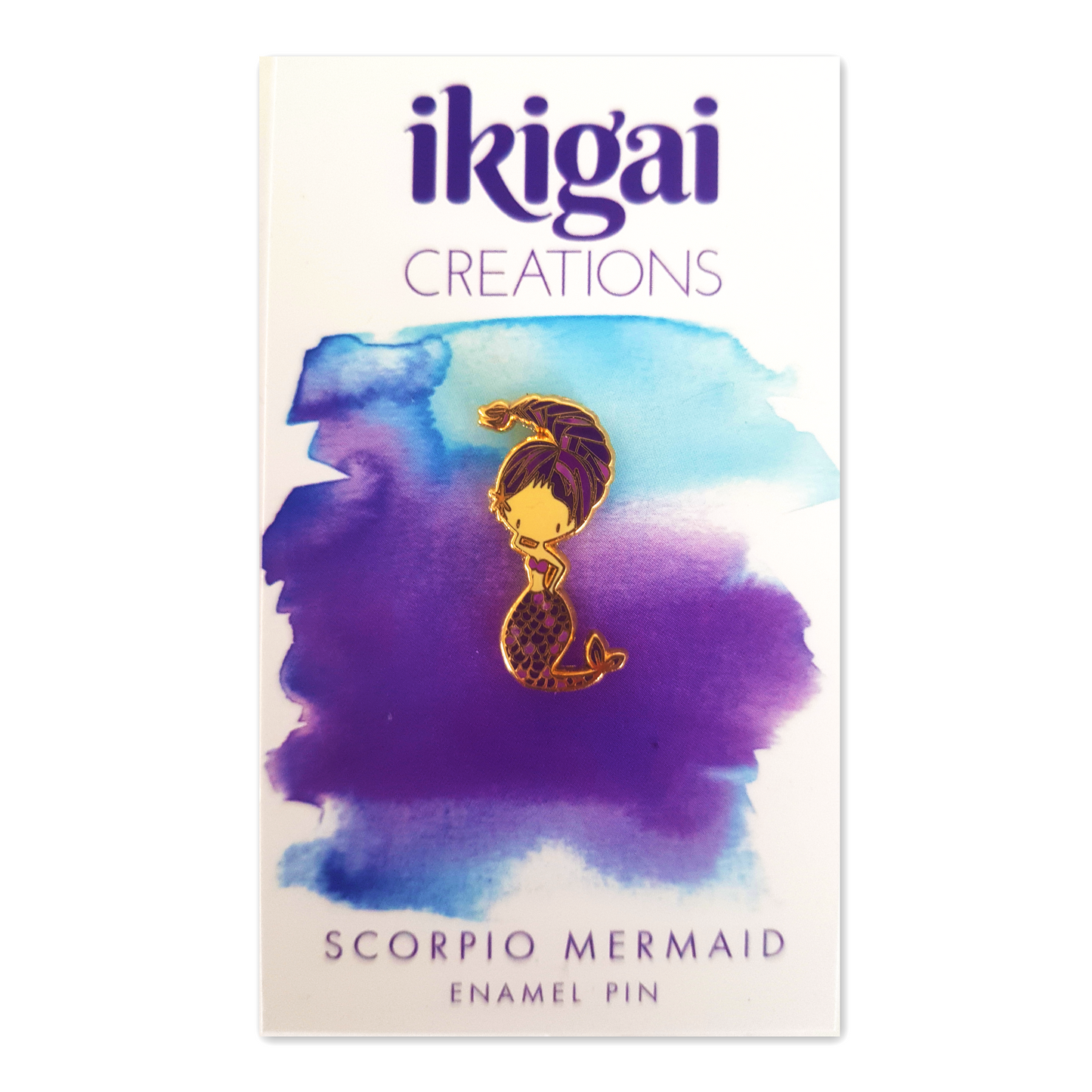 Scorpio Mermaid Pin