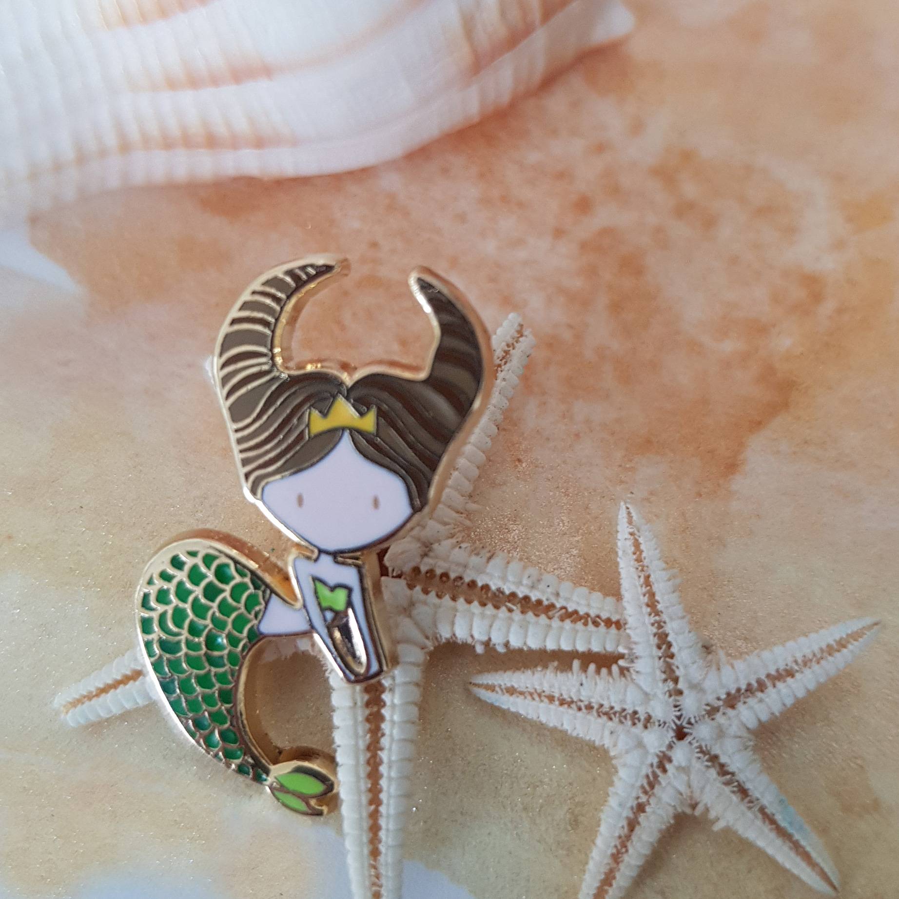 Taurus Mermaid Pin