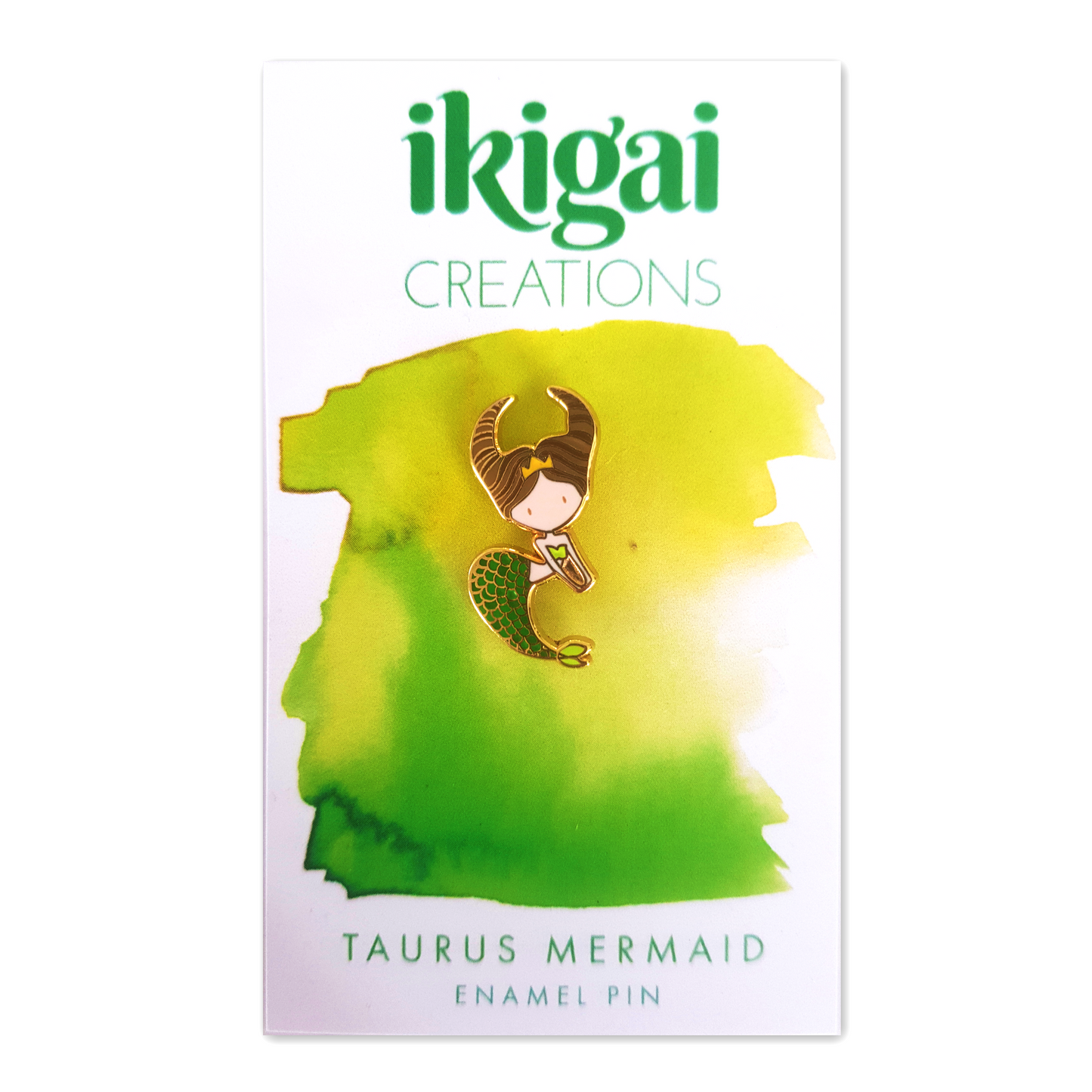 Taurus Mermaid Pin